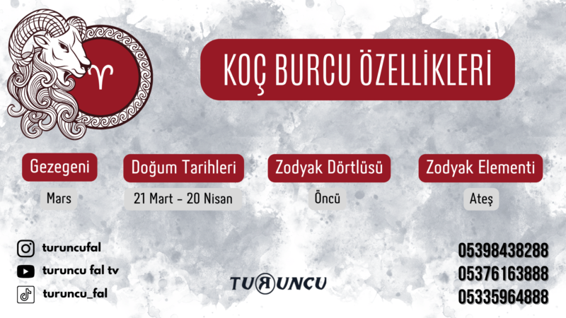 Koç Burcu Özellikleri 2023