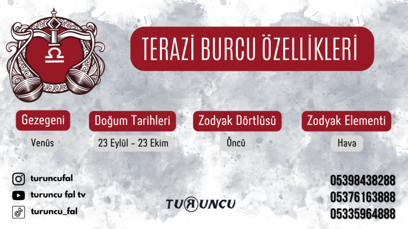Terazi Burcu Özellikleri