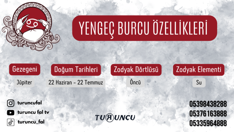 Yengeç Burcu Özellikleri 2023