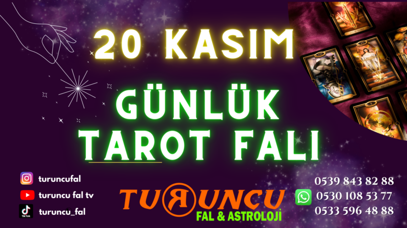 Günlük Tarot Falı 20 Kasım
